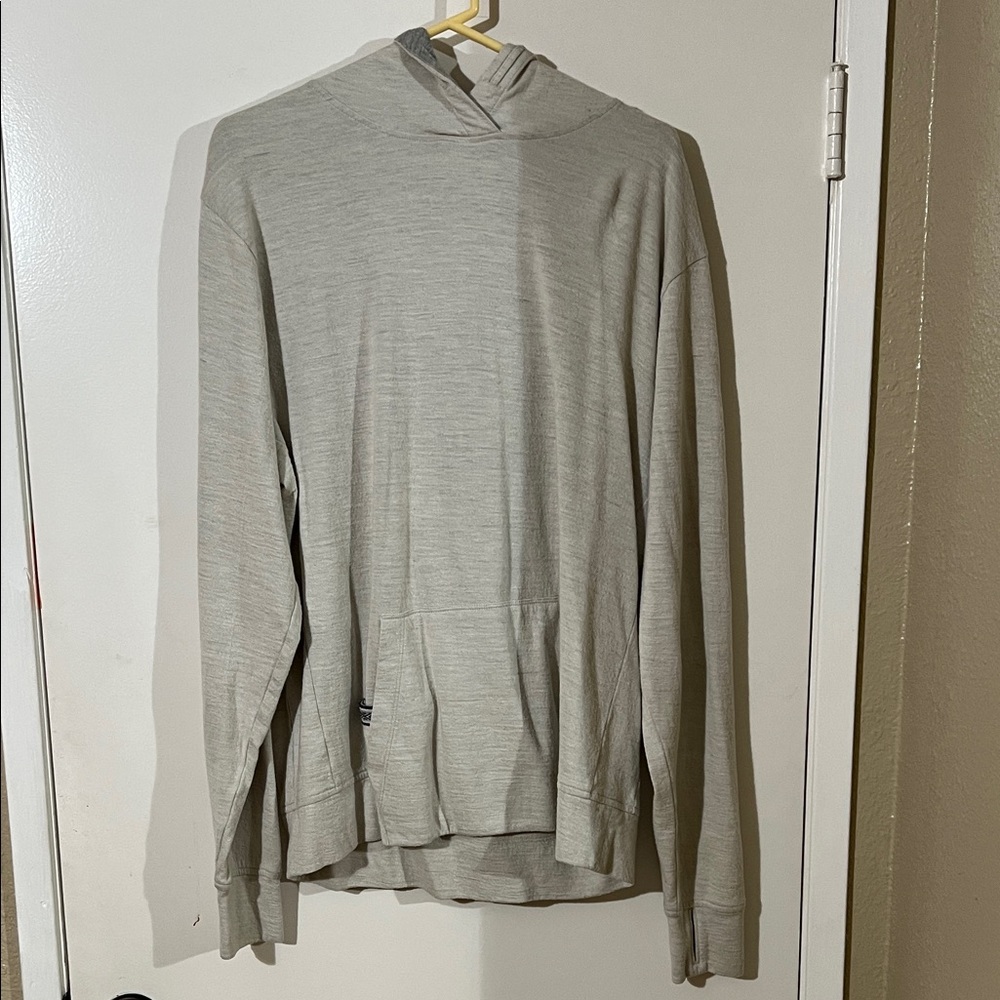 Paka Off White Color Hoodie